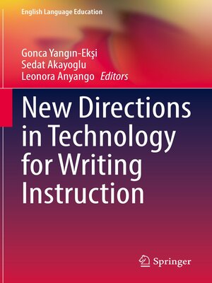 cover image of New Directions in Technology for Writing Instruction